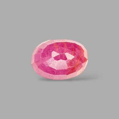 Natural Ruby Oval/Faceted Cut - 8.77 Carats