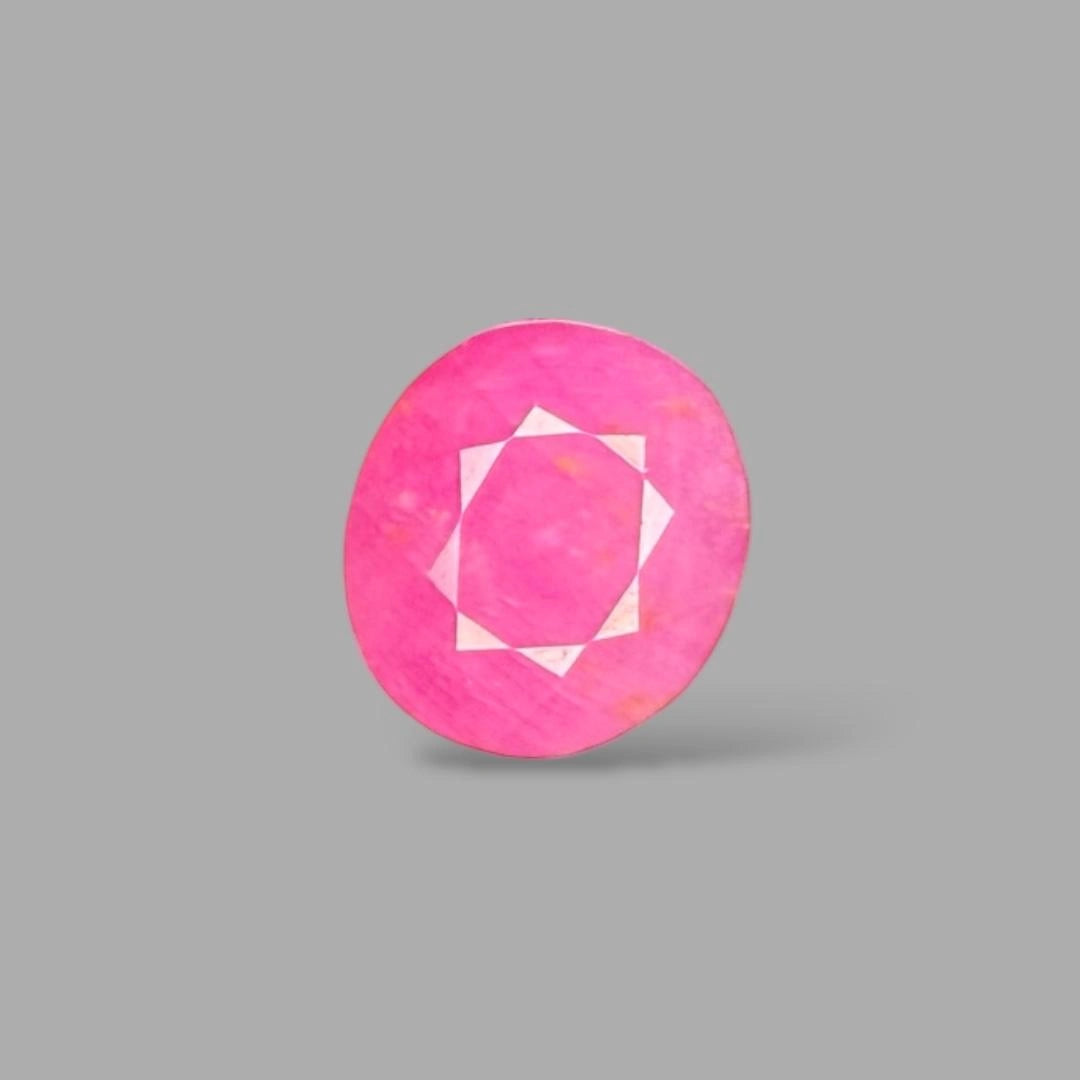 Natural Ruby Oval/Faceted Cut - 9.83 Carats