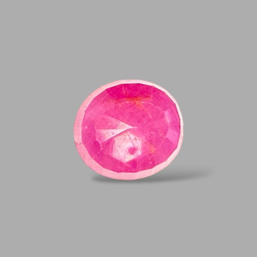 Natural Ruby Oval/Faceted Cut - 9.83 Carats