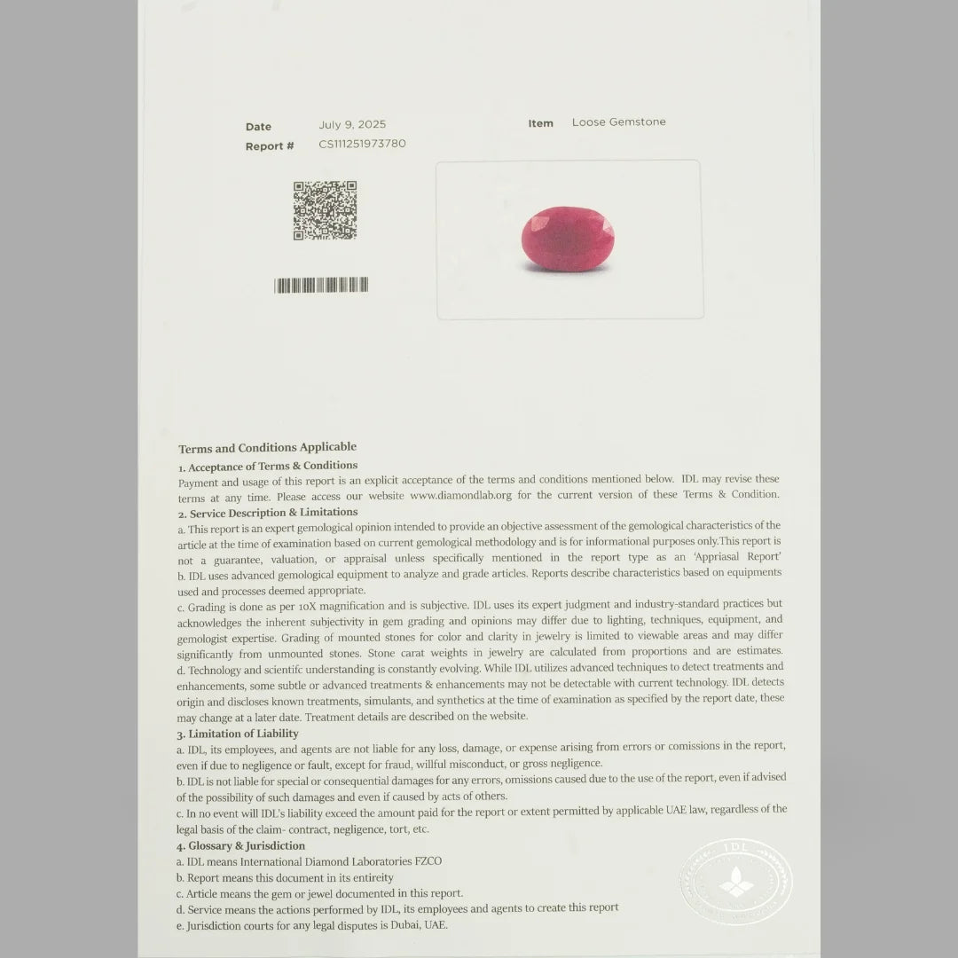 Natural Ruby Oval Mixed Cut - 19.68 Carats