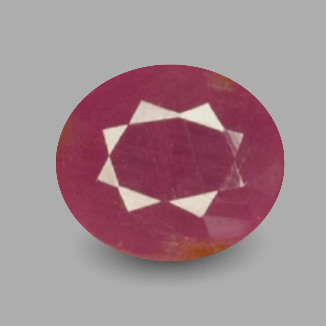 Natural Ruby Oval Mixed Cut - 3.11 Carats