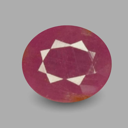 Natural Ruby Oval Mixed Cut - 3.11 Carats