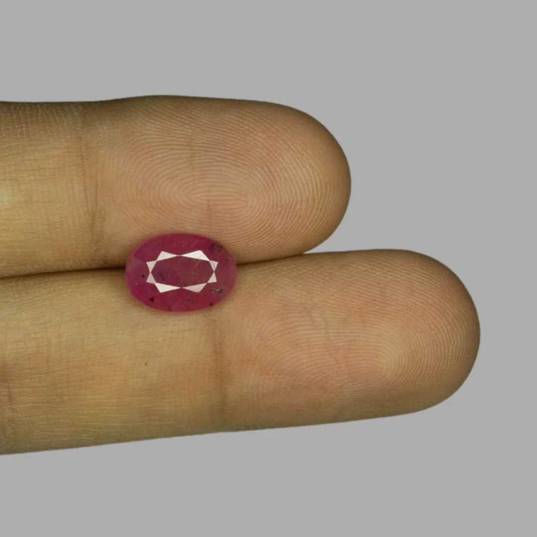 Natural Ruby Oval Mixed Cut - 3.44 Carats