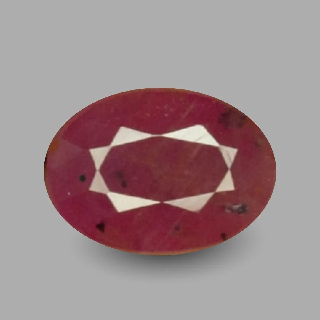Natural Ruby Oval Mixed Cut - 3.44 Carats