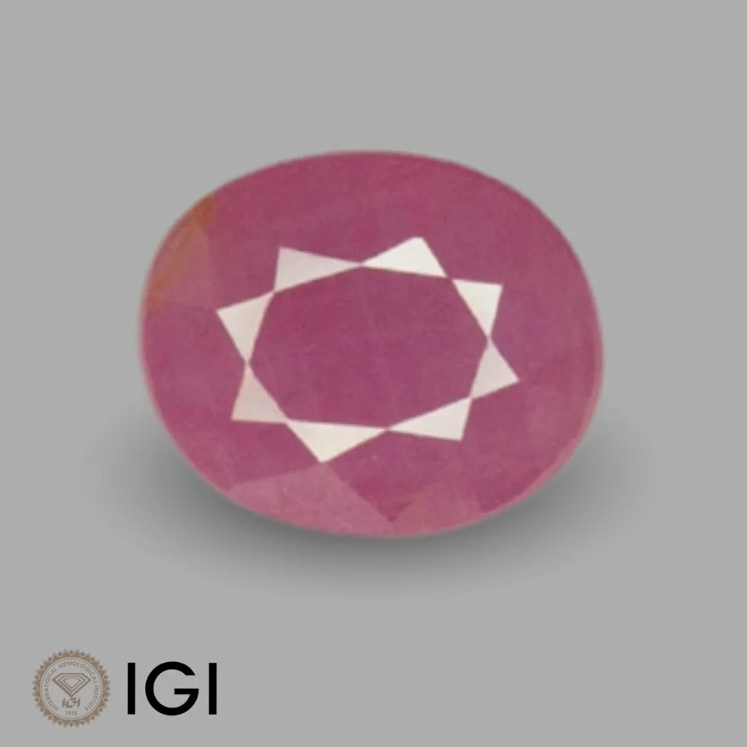 Natural Ruby Oval Mixed Cut - 3.80 Carats