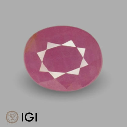 Natural Ruby Oval Mixed Cut - 3.80 Carats