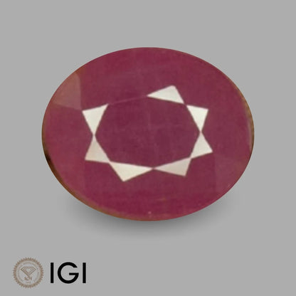 Natural Ruby Oval Mixed Cut - 3.80 Carats