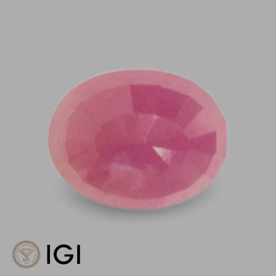 Natural Ruby Oval Mixed Cut - 3.81 Carats