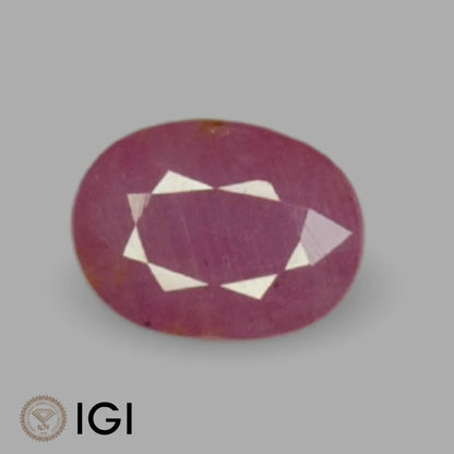 Natural Ruby Oval Mixed Cut - 3.87 Carats