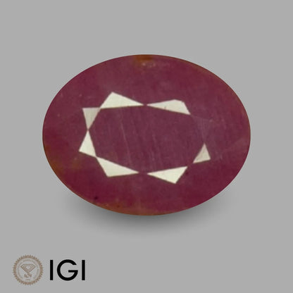 Natural Ruby Oval Mixed Cut - 3.87 Carats