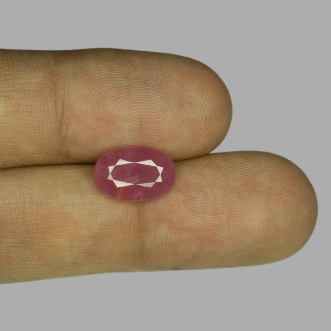 Natural Ruby Oval Mixed Cut - 3.96 Carats