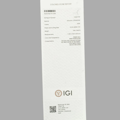 Natural Ruby Oval Mixed Cut - 3.96 Carats