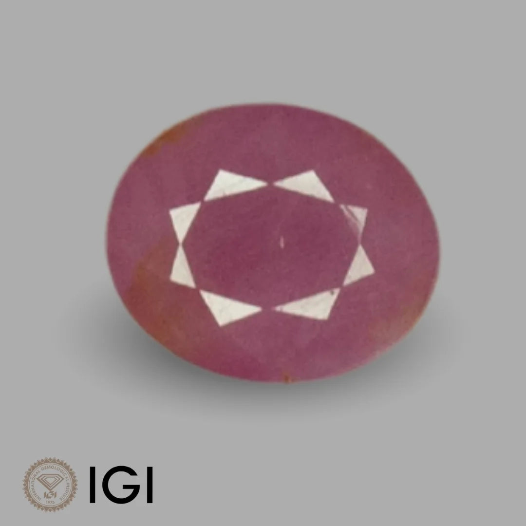 Natural Ruby Oval Mixed Cut - 4.07 Carats