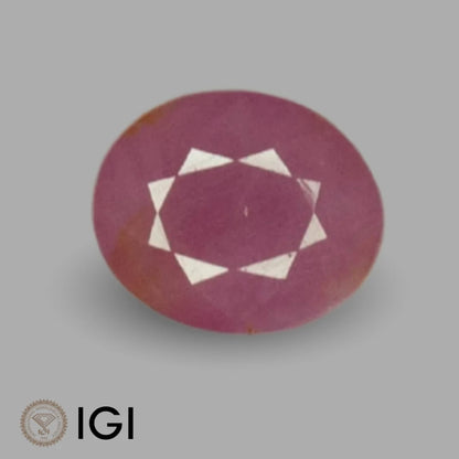 Natural Ruby Oval Mixed Cut - 4.07 Carats