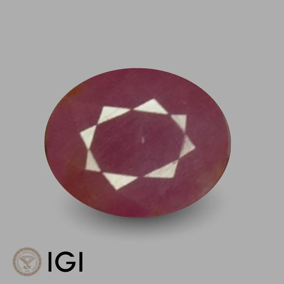 Natural Ruby Oval Mixed Cut - 4.07 Carats