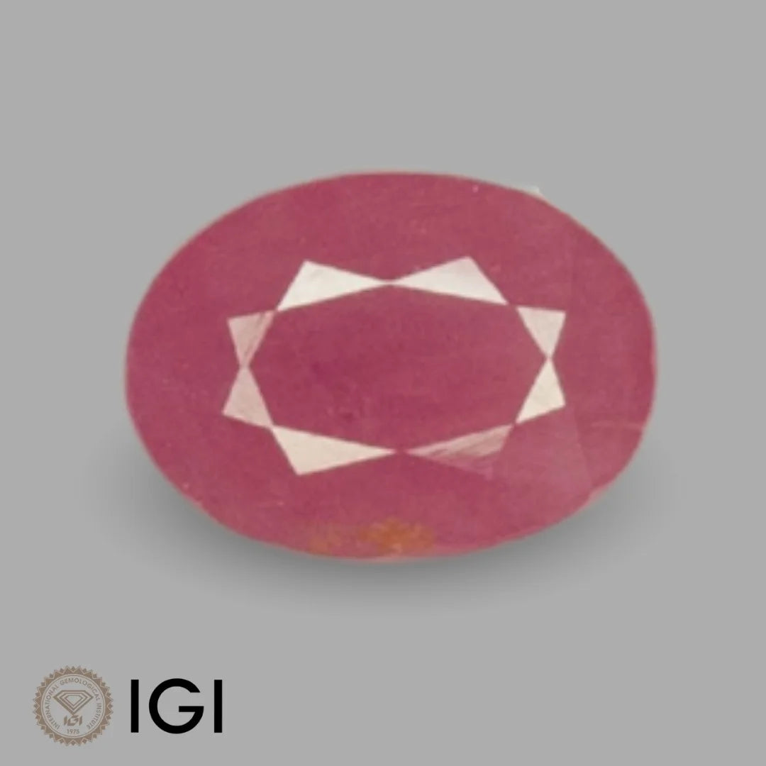 Natural Ruby Oval Mixed Cut - 4.25 Carats