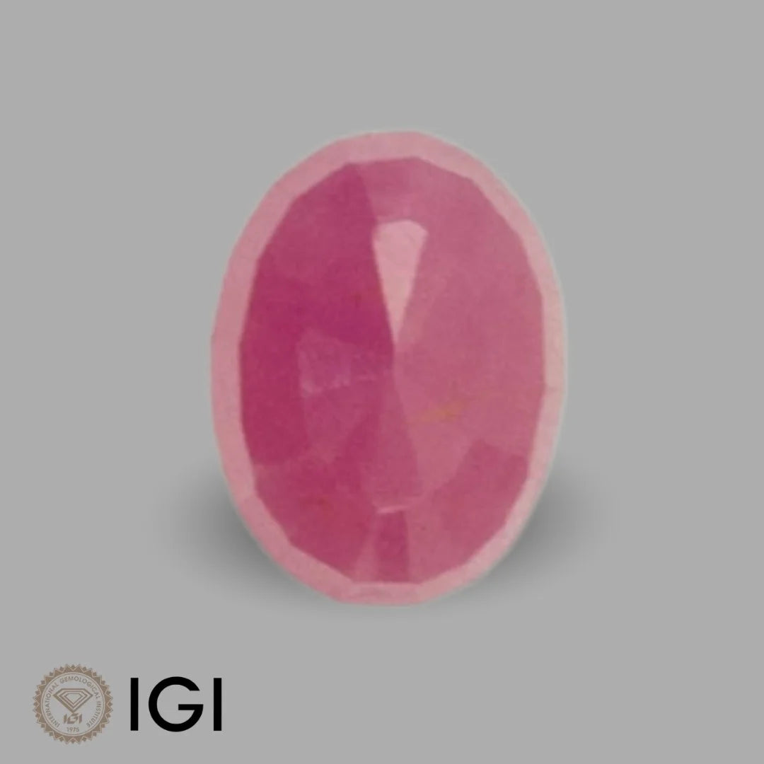 Natural Ruby Oval Mixed Cut - 4.25 Carats