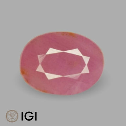 Natural Ruby Oval Mixed Cut - 4.39 Carats
