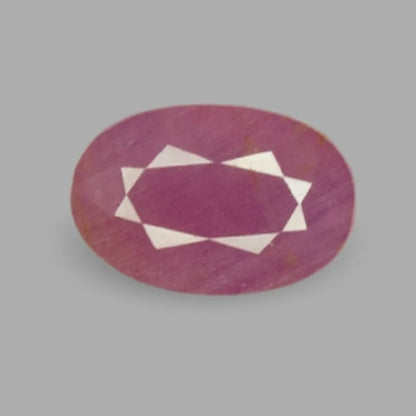 Natural Ruby Oval Mixed Cut - 4.55 Carats