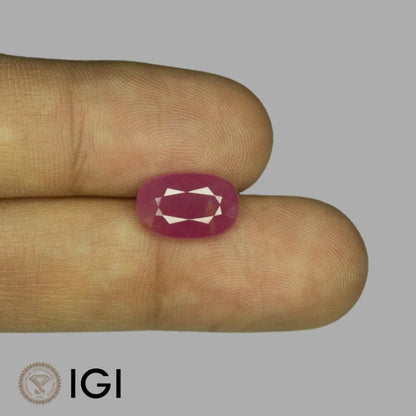 Natural Ruby Oval Mixed Cut - 4.66 Carats