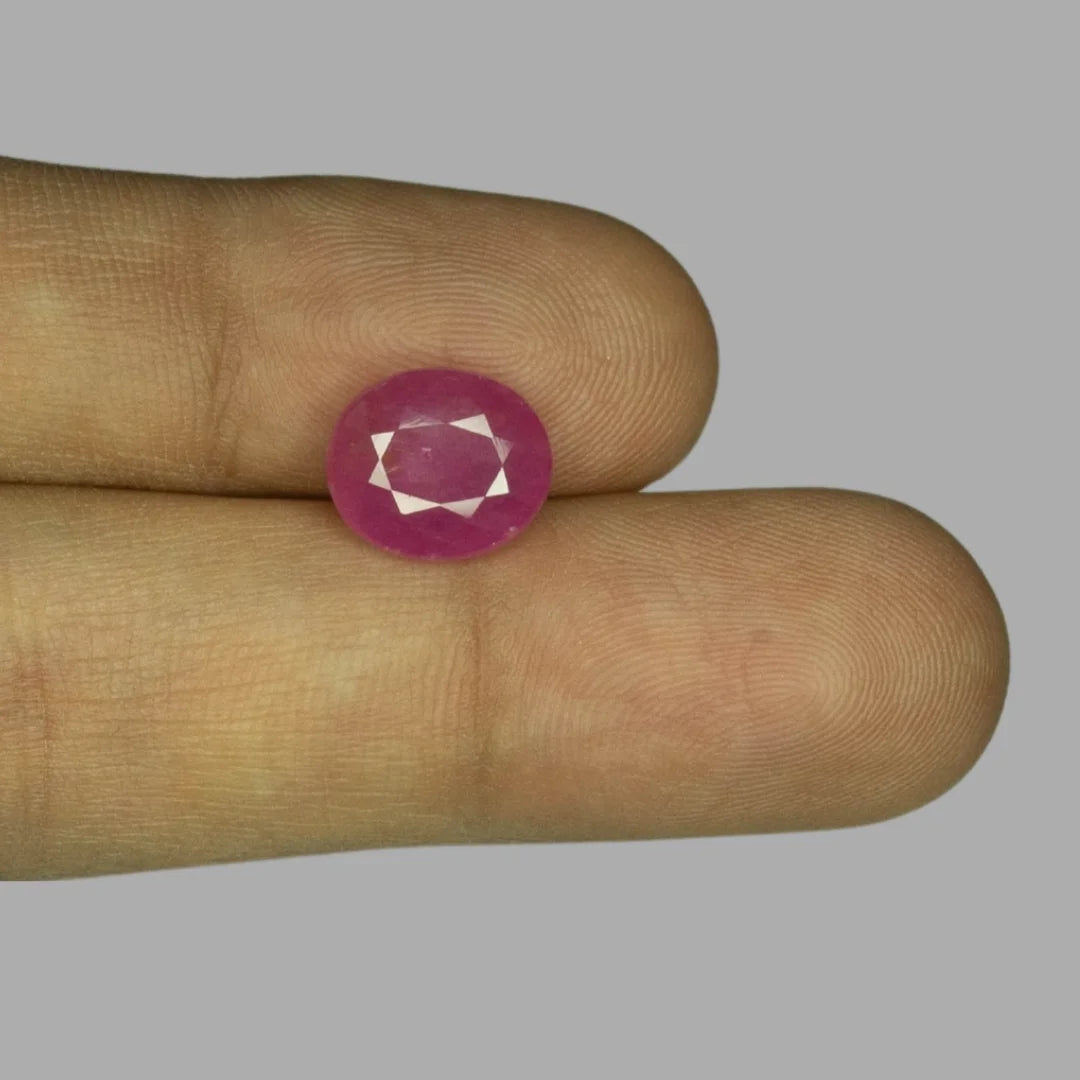 Natural Ruby Oval Mixed Cut - 4.86 Carats