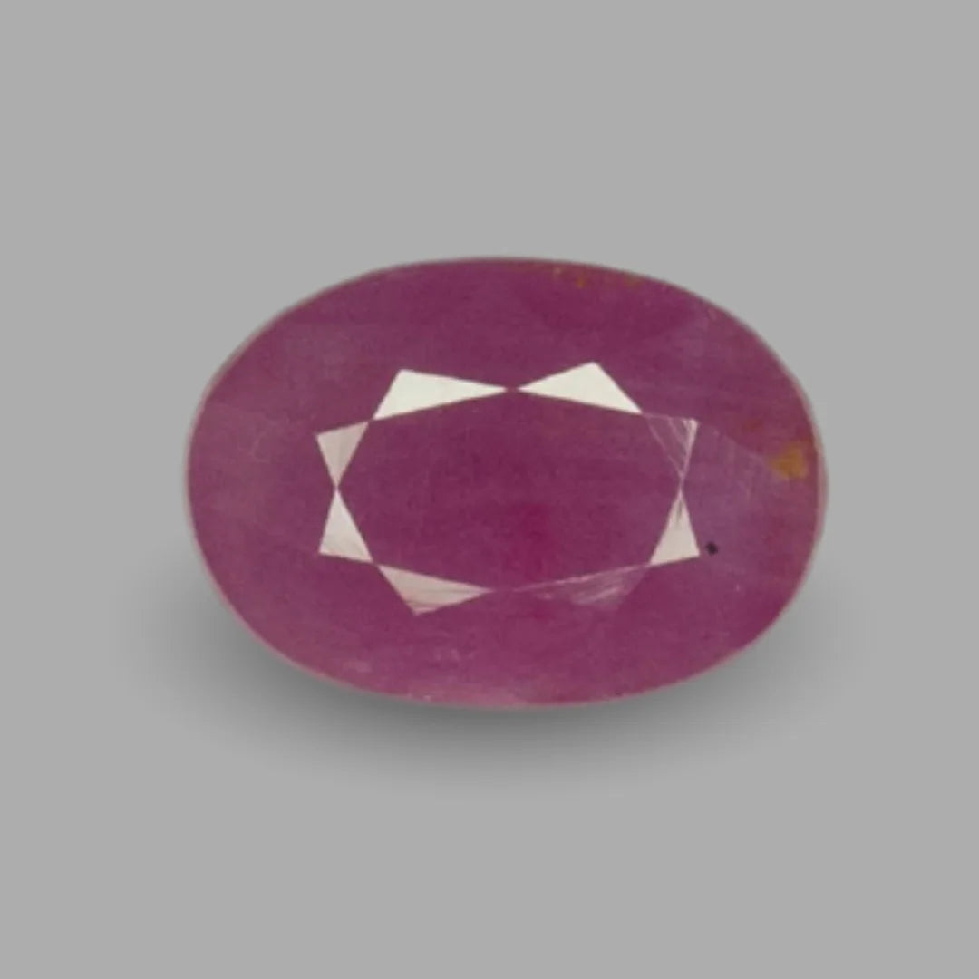 Natural Ruby Oval Mixed Cut - 5.14 Carats