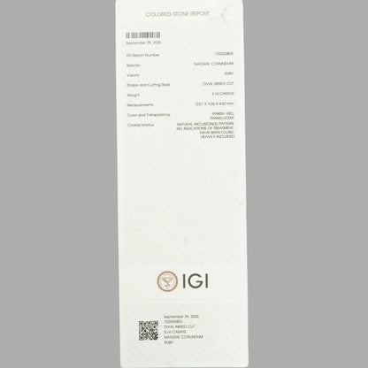 Natural Ruby Oval Mixed Cut - 5.14 Carats