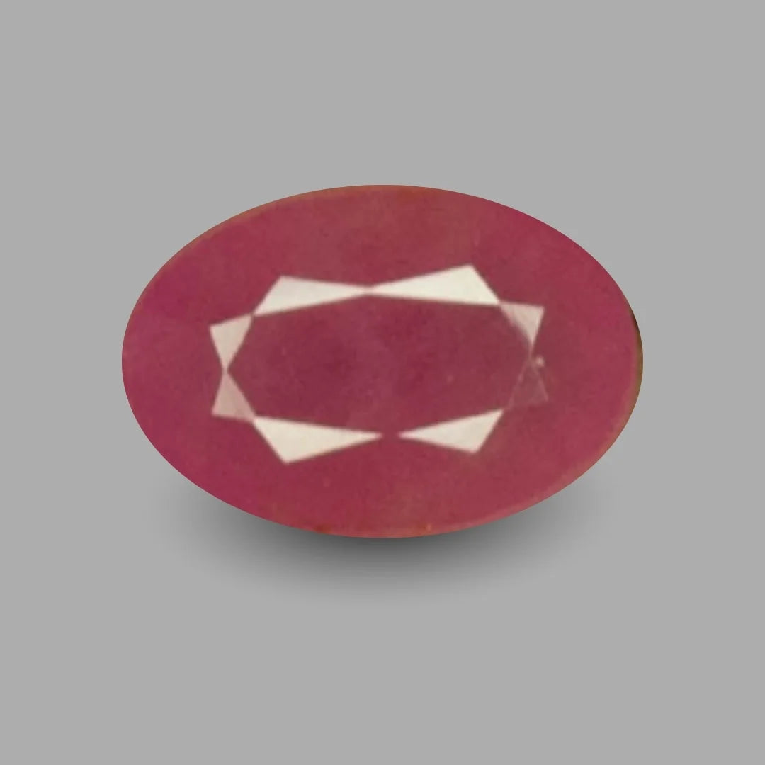 Natural Ruby Oval Mixed Cut - 5.22 Carats