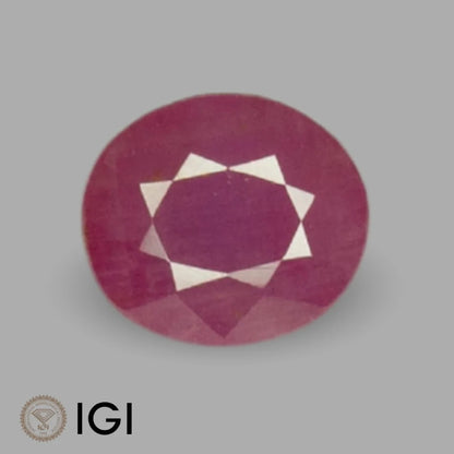 Natural Ruby Oval Mixed Cut - 5.24 Carats