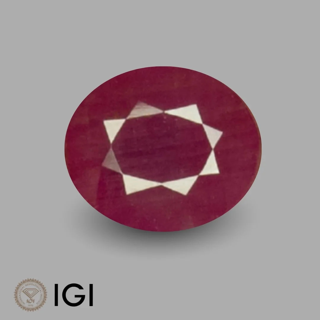 Natural Ruby Oval Mixed Cut - 5.24 Carats
