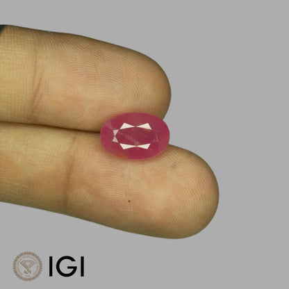 Natural Ruby Oval Mixed Cut - 5.55 Carats