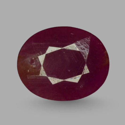 Natural Ruby Oval Mixed Cut - 5.69 Carats