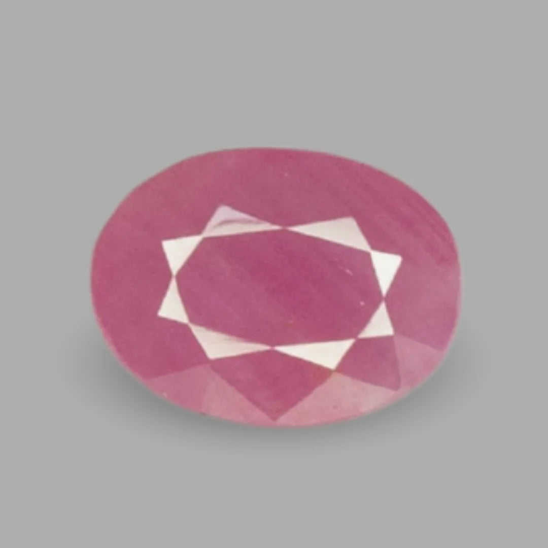 Natural Ruby Oval Mixed Cut - 5.70 Carats