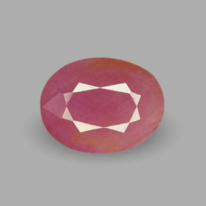 Kg6 Ruby Natural Ruby Oval Mixed Cut - 6.74 Carats – Rasikh Gems