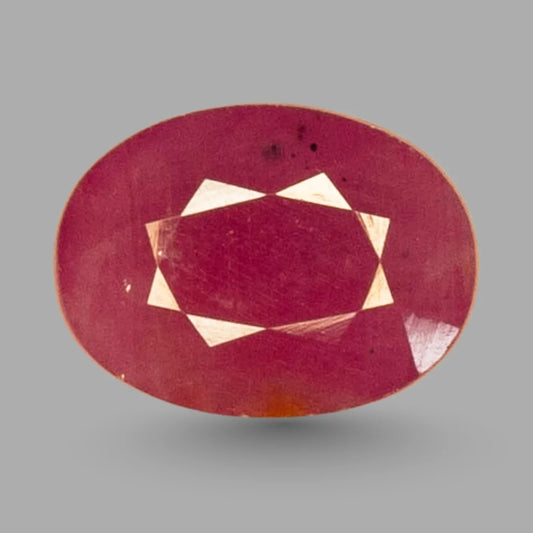 Natural Ruby Oval Mixed Cut - 6.81 Carats