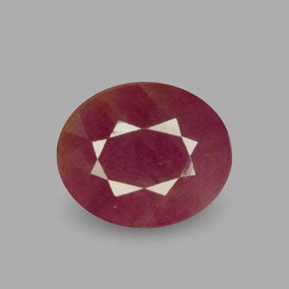 Natural Ruby Oval Mixed Cut - 7.25 Carats
