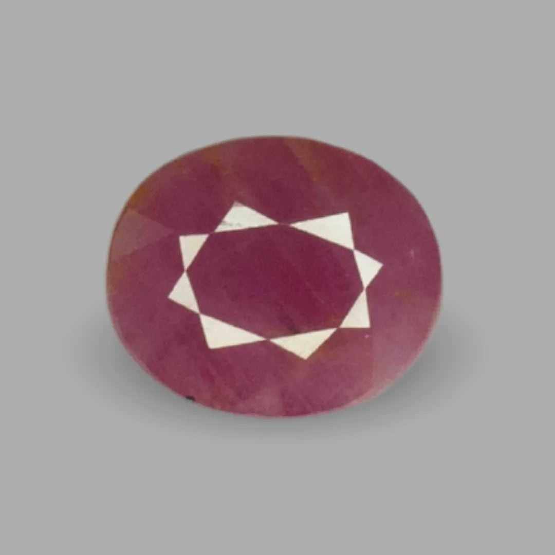 Natural Ruby Oval Mixed Cut - 7.25 Carats