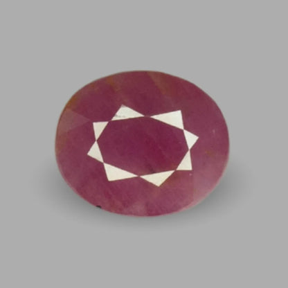 Natural Ruby Oval Mixed Cut - 7.25 Carats