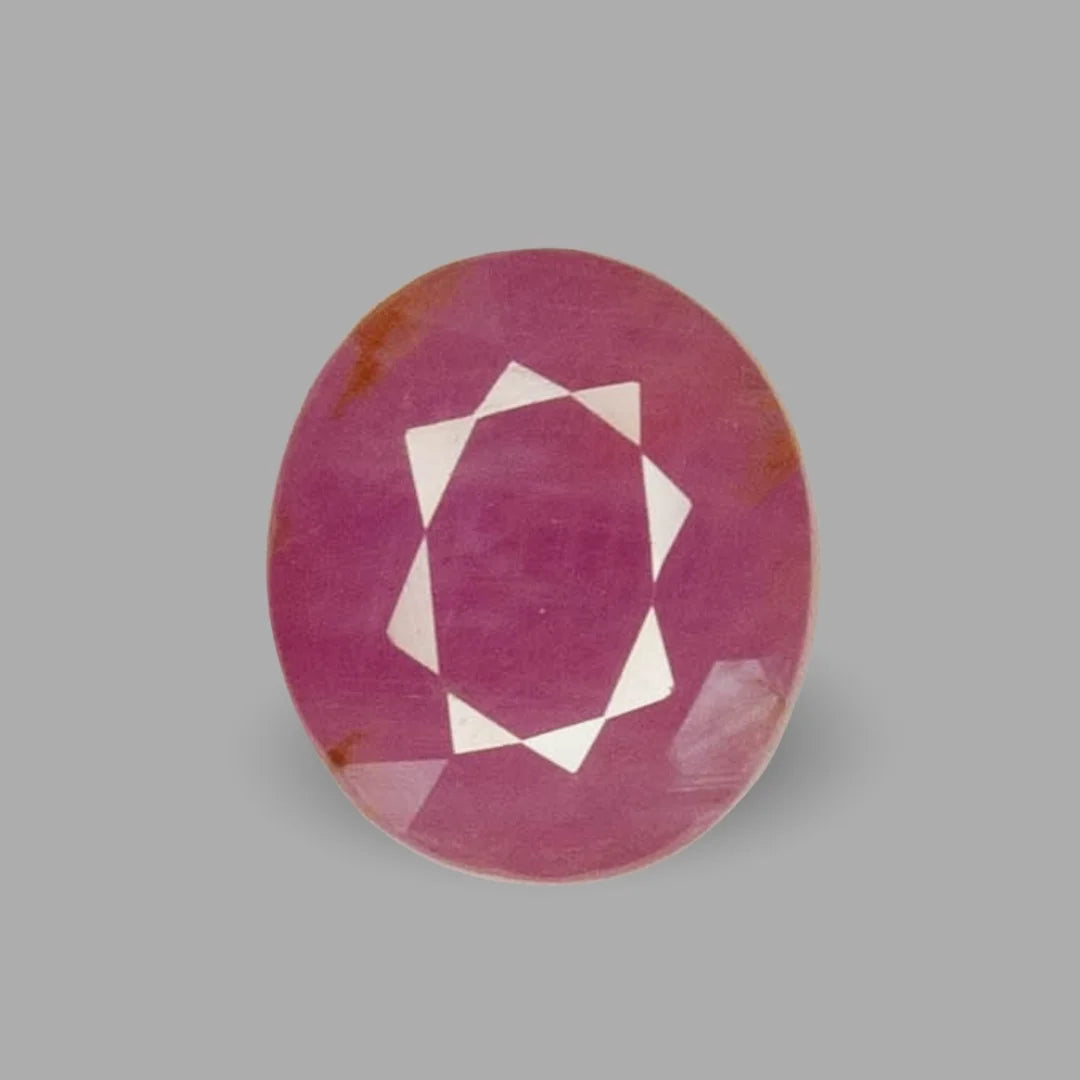 Natural Ruby Oval Mixed Cut - 7.31 Carats