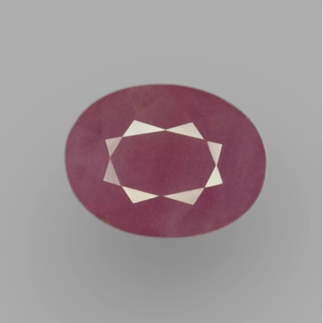 Natural Ruby Oval Mixed Cut - 7.71 Carats