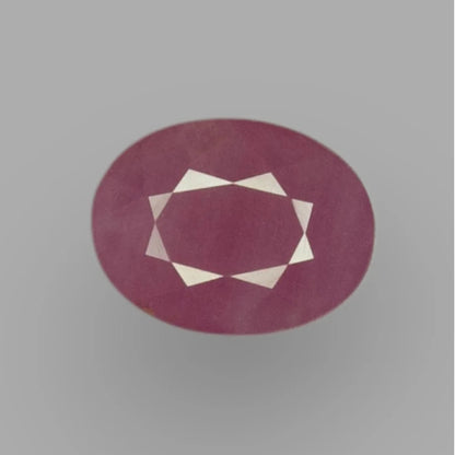 Natural Ruby Oval Mixed Cut - 7.71 Carats