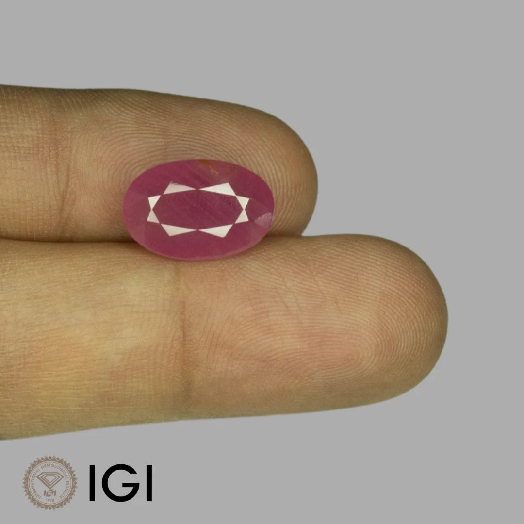 Natural Ruby Oval Mixed Cut - 7.92 Carats