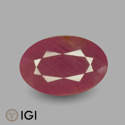 Natural Ruby Oval Mixed Cut - 7.92 Carats