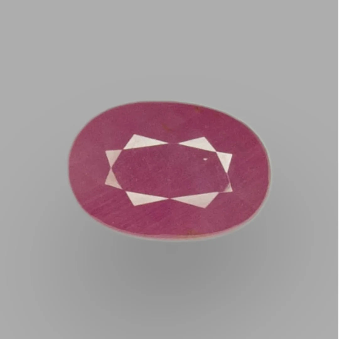 Natural Ruby Oval Mixed Cut - 8.11 Carats