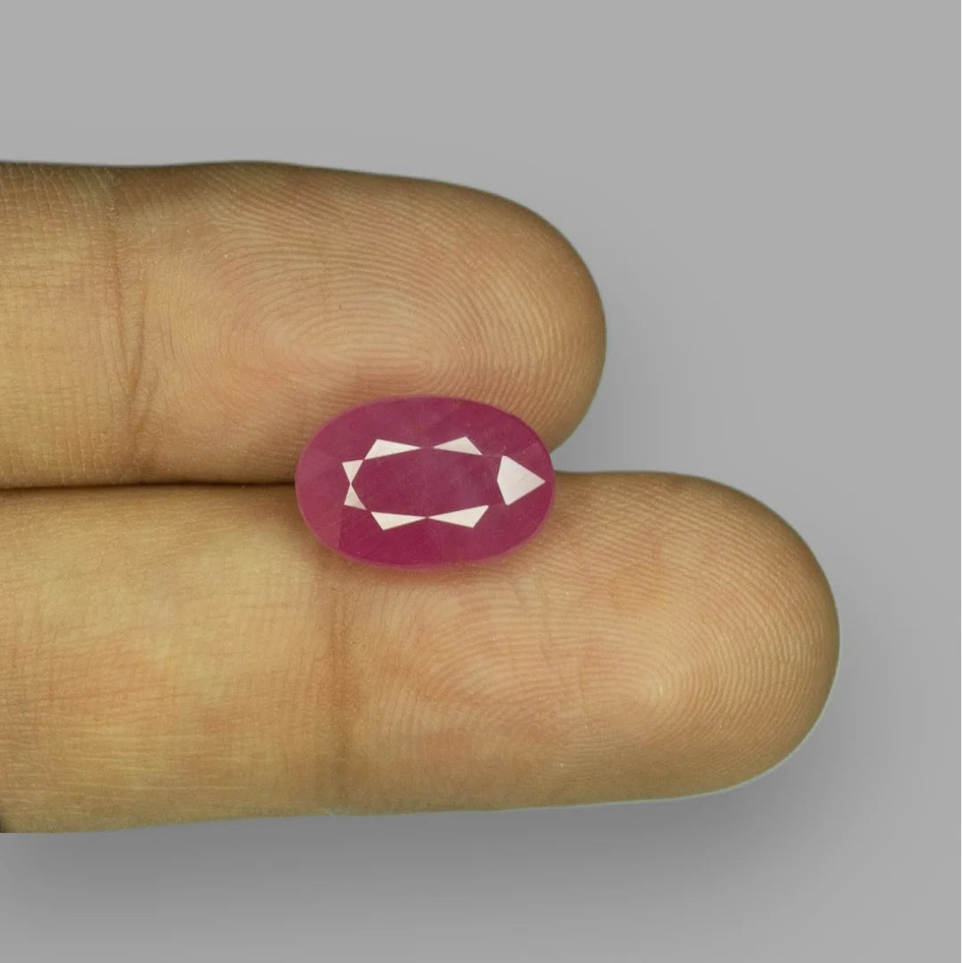Natural Ruby Oval Mixed Cut - 8.11 Carats