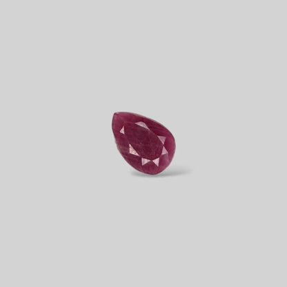 Natural Ruby Pear/Faceted Cut - 2.26 Carats
