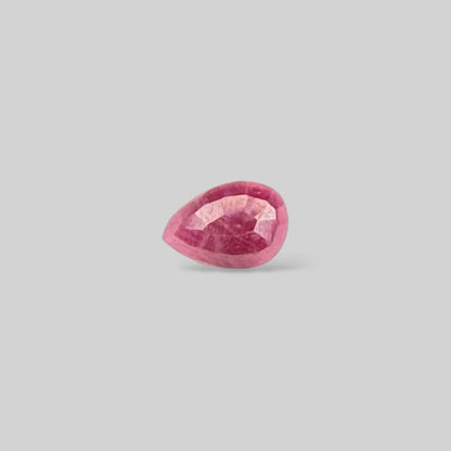 Natural Ruby Pear/Faceted Cut - 2.26 Carats
