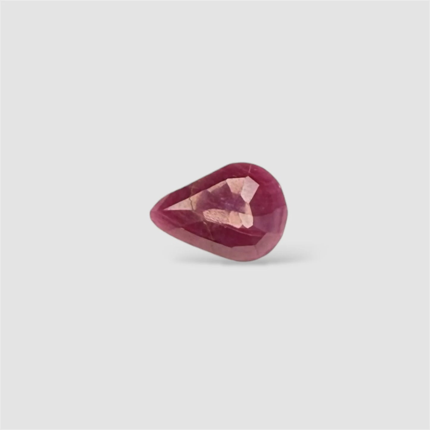 Natural Ruby Pear/Faceted Cut - 2.74 Carats