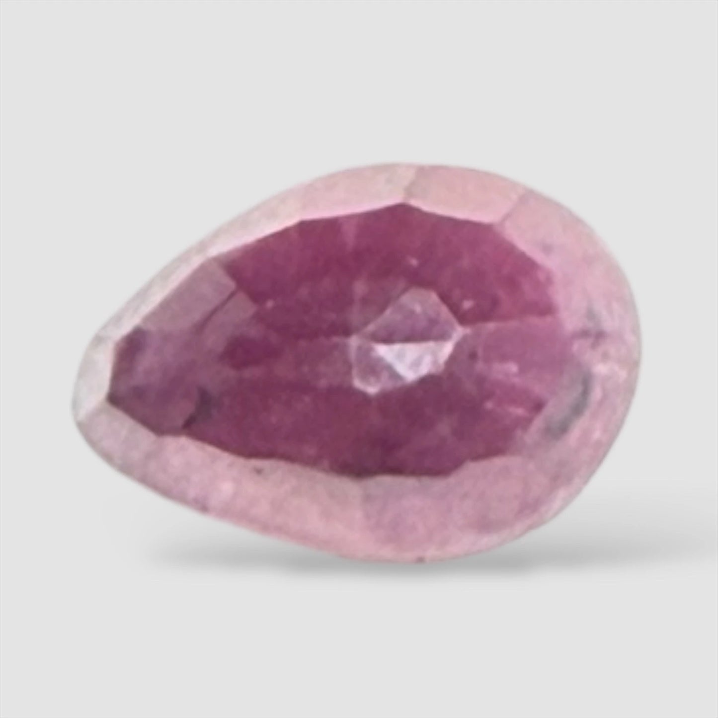 Natural Ruby Pear/Faceted Cut - 4.68 Carats