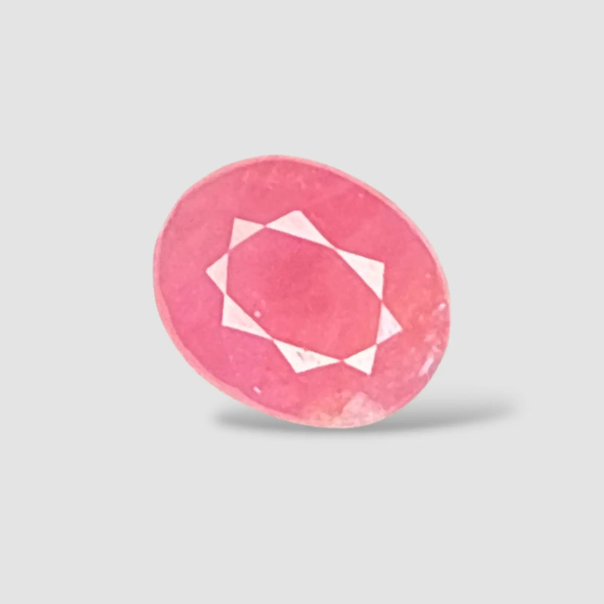 Natural Ruby Stone - Oval 2.84 Carats 9.12x7.39x4.20mm Size